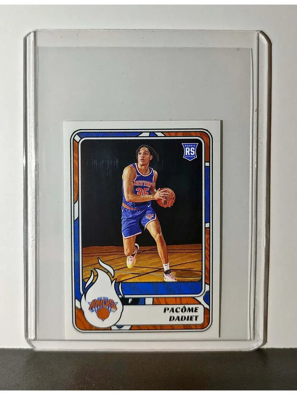 Pacôme Dadiet 2024-25 Panini NBA #237 Sticker Card New York Knicks